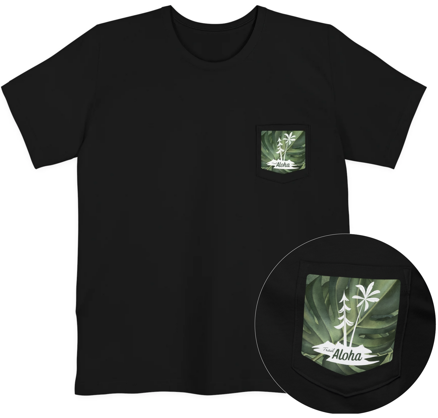 Simple Aloha Pocket T-Shirt