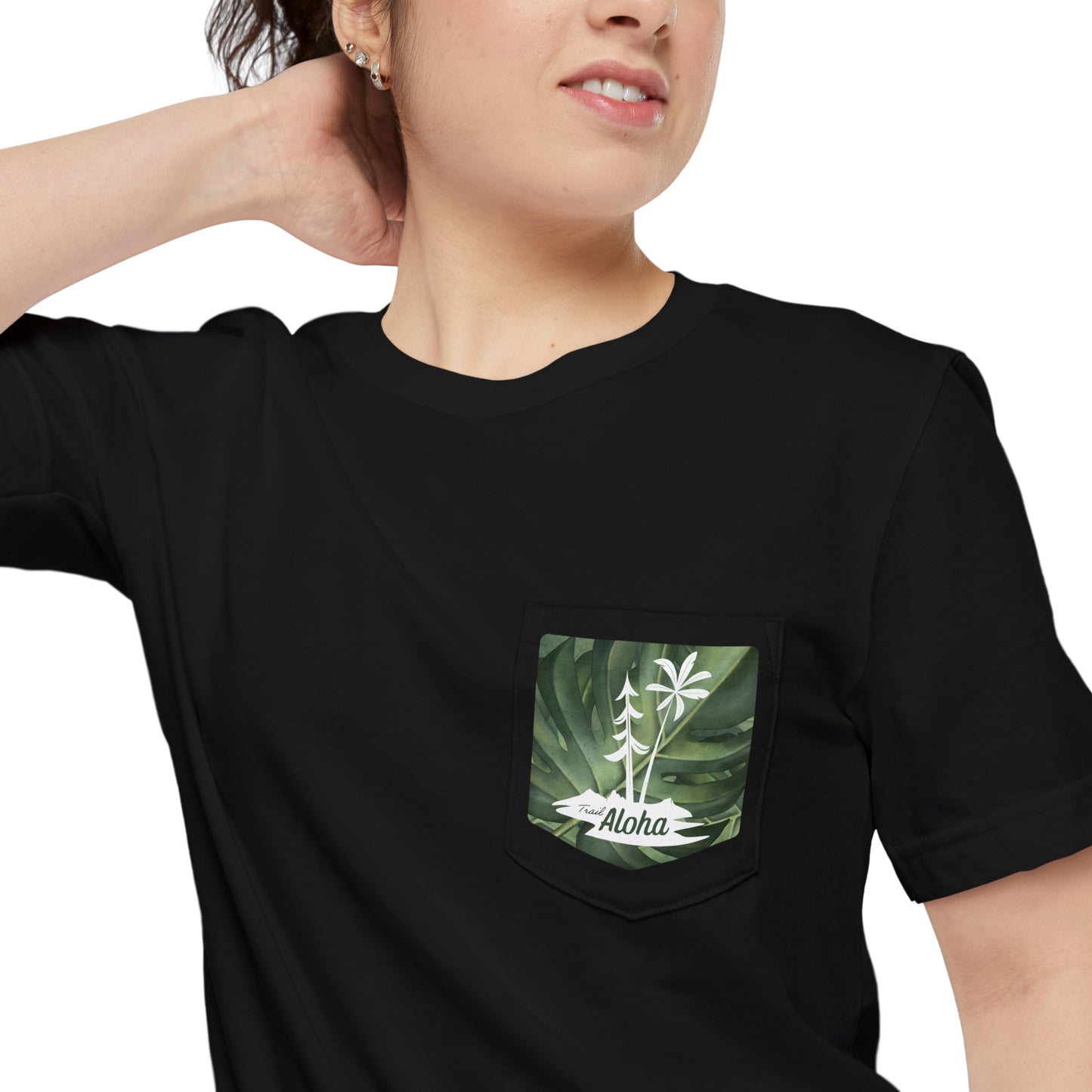 Simple Aloha Pocket T-Shirt