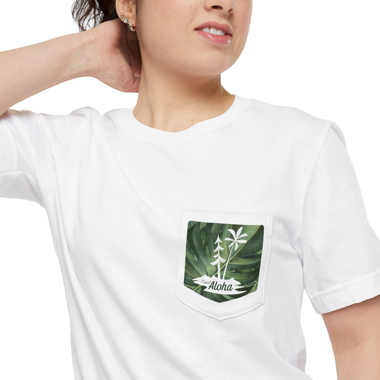 Simple Aloha Pocket T-Shirt