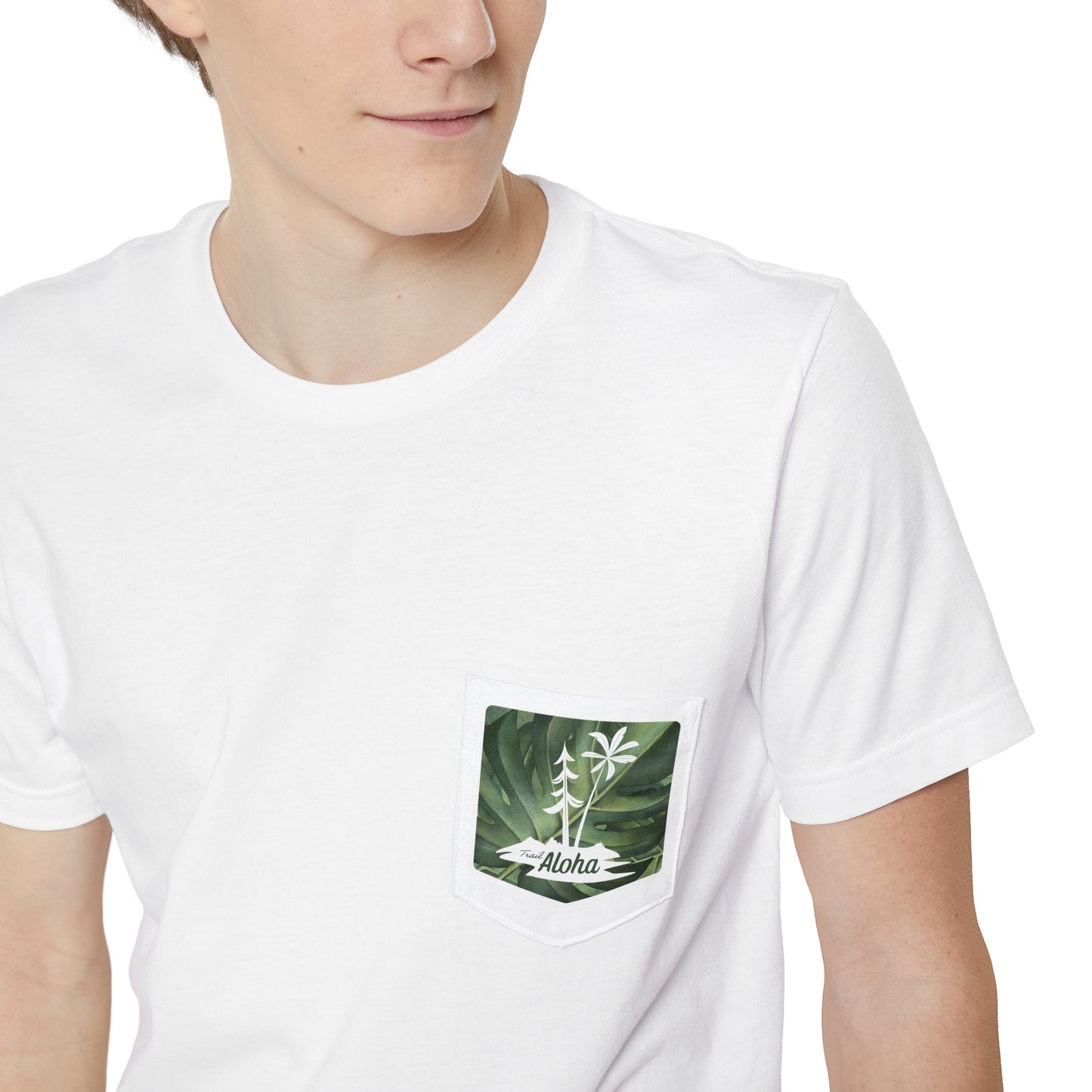Simple Aloha Pocket T-Shirt